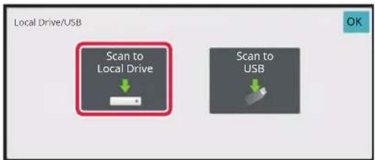 Local Drive/USB Scan to Local Drive Scan to USB OK