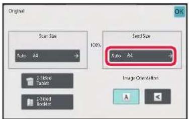 Original Scan Size Auto 44 100% Send Size Auto 44 Image Orientation 2.5x8x9 Tallet 2.5x8x9 Booker