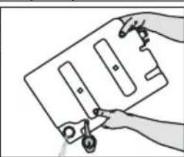 Illustration of a hand holding a rectangular object with a key inserted, no text or symbols present