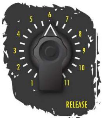 6 7 4 8 3 9 2 10 1 11 RELEASE