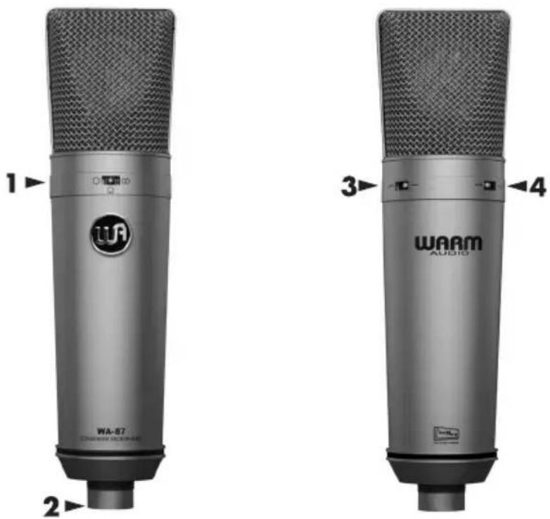 Warm Audio WA-87 R2 - Atténuateur -10 dB - 1