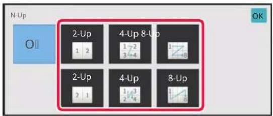 N-Up O|| 2-Up 1 2 4-Up 8-Up 1 7 2 3 4 4 1 2 5 2-Up 2 1 4-Up 1 3 2 4 4 8-Up 1 4 3 5 5 OK