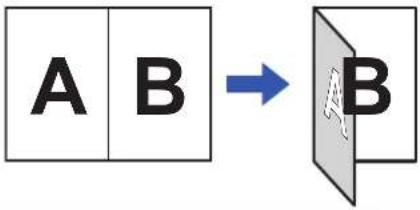 SHARP BP-70C65 - Types of folds and paper sizes available - 2