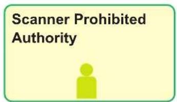 Scanner Prohibited Authority