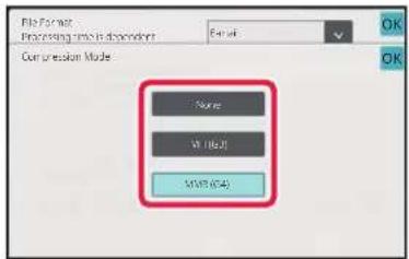 File Format Processing mode is dependent Edit... Compression Mode Name MI Web MIME (04)
