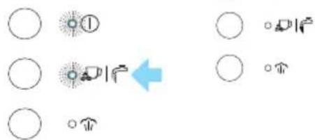 Diagram showing symbols and arrows with circles, arrows, and a blue arrow pointing to a house icon