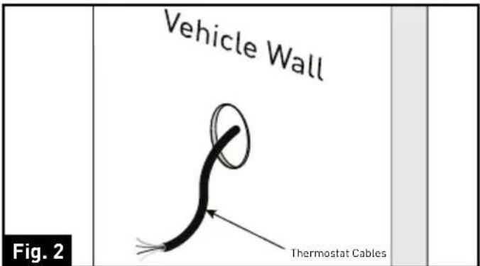Vehicle Wall Thermostat Cables Fig. 2