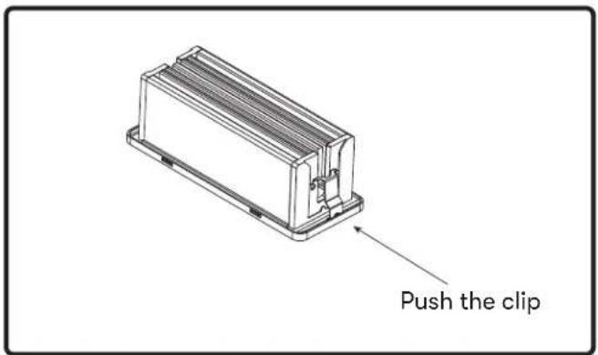 Push the clip
