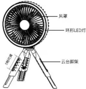 风罩 环形LED灯 云台脚架