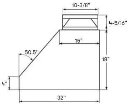 10-3/8" 4-5/16" 15" 18" 50.5" 4" 32"