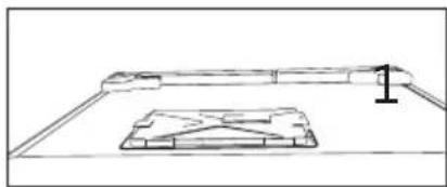 Simple line drawing of a rectangular structure with a base and top, no text or symbols present.