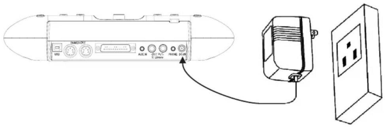 INR30-OUT USB AUDIO OUTPUT R Luminos PHONE DC-IN
