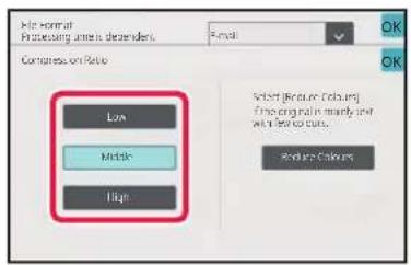 File format Processing music dependent. Compress on Ratio Low Midak High OK OK