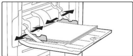 Diagram of a printer's internal structure with arrows indicating movement or assembly (no text or symbols present)