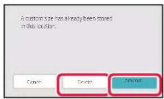 A custom size has already been stored in this location. Cancel Delete Amplify