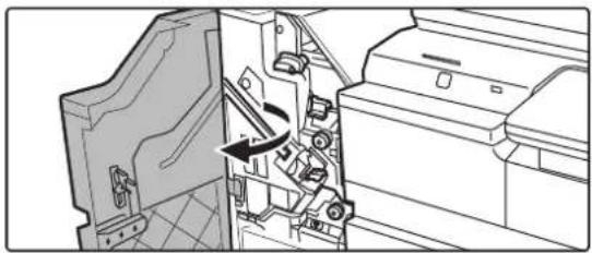 Technical line drawing of a mechanical assembly.