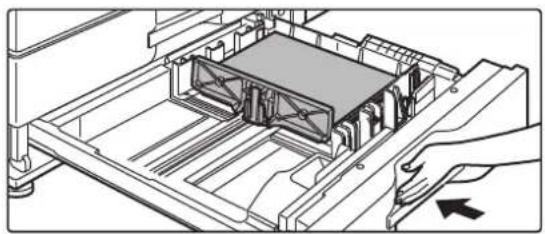 Technical illustration of a mechanical assembly with a hand operating a tool (no text or symbols visible)