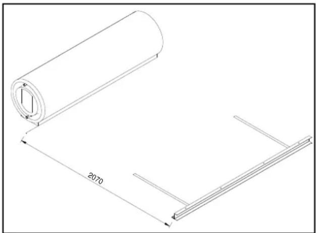Rheem 591270 - Collector Mounting Rail Installation: - 1