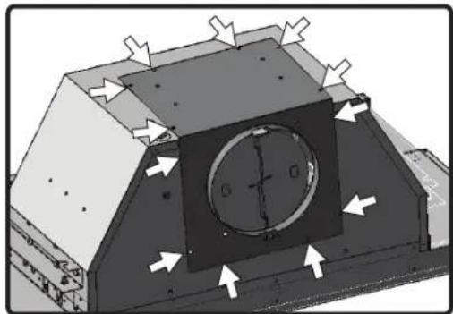 Zephyr Pisa ZPI-E36BG290 - Horizontal Ducting Conversion - 3