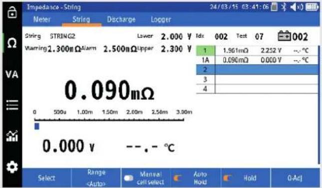 Megger Bite5 - Performing an impedance test on a battery string. - 9