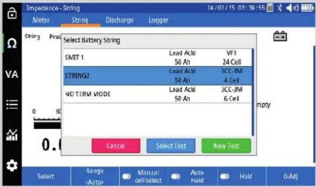 Megger Bite5 - Performing a NERC terminal mode impedance test on a battery string. - 2