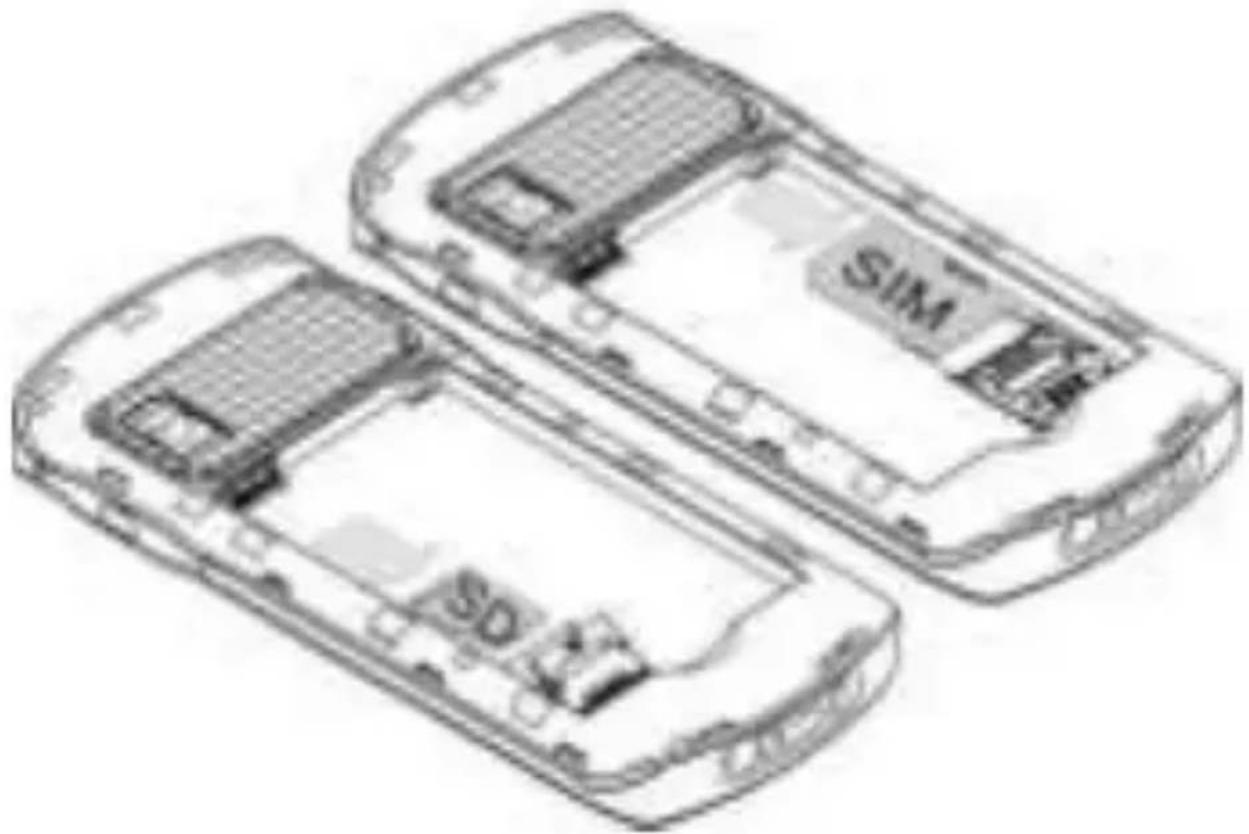 Bea-fon SL250 - Inserting the SIM card and Micro SD card - 2