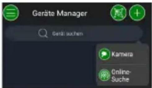 Geräte Manager Geräte suchen Kamera Online- Suche