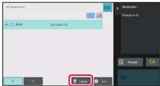 All Destinations: OK AAA Advanced Recent Jobs Change to Cc. Delete To Go Buy