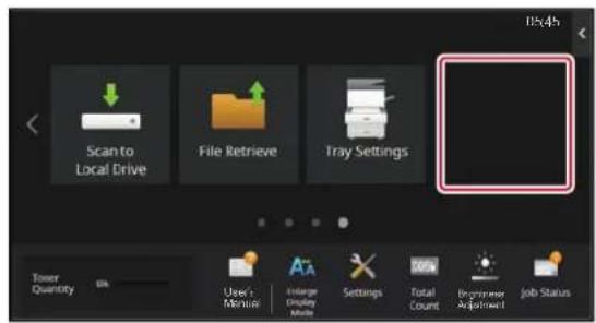 Scan to Local Drive File Retrieve Tray Settings Tower Quantity 5% User's Manual Aa Image Display Mode Settings Total Count Beginner Adjustment Job Status 12:4h