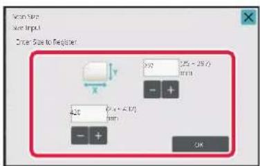 Size Size Size Input Drive Size to Register X Y Z=0 Z=-25.0 mm - + 420 Z=-420 mm - + OK