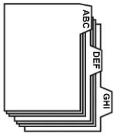 Text 'ABC', 'DEF', 'GHI' on separate lines.