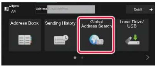 Original A4 Address Email Address Detail Address Book Sending History Global Address Search Local Drive/USB
