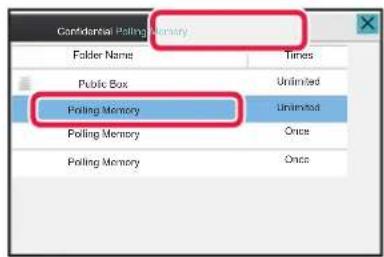 Confidential Polling Memory Folder Name Times Public Box Unlimited Polling Memory Unknown Polling Memory Once Polling Memory Once