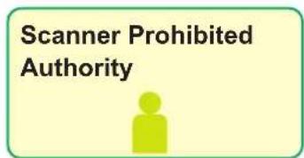 Scanner Prohibited Authority