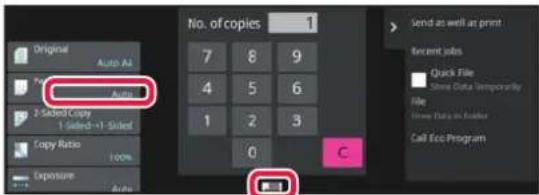 Original Auto As Auto 2-Serial Copy 1-Sliced -1-Sliced Copy Ratio 100% Exposure Auto No. of copies 1 7 8 9 4 5 6 1 2 3 C Send as well at print Recent jobs Quick File Show Data Temporarily File Show Data to Adder Call Eco Program