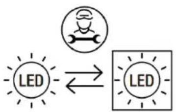 CDA ECH63BL - Extractor lighting - 1