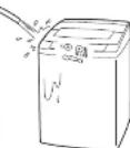 HAIER JW-K70H - 本体各部に直接水をかけない - 2