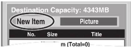 Destination Capacity: 4343MB. New Item. Picture. No. Size Title. m (Total=0).