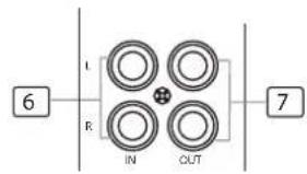 6 L R IN OUT 7