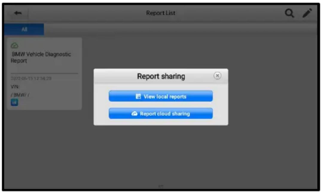 Report List All BMW Vehicle Diagnostic Report 2022-06-15 12:34:29 VIN: / BMW / Report sharing View local reports Report cloud sharing