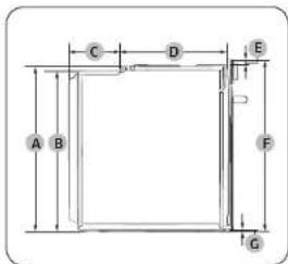 A, B, C, D, E, F, G