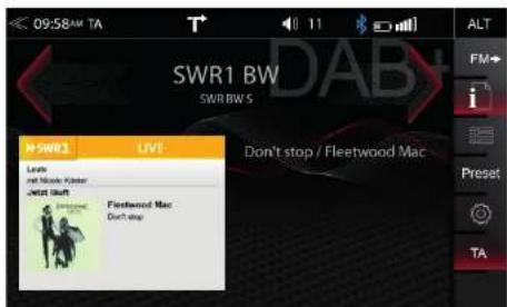 09:58AM TA SWR1 BW SWR1 BW S H SWR1 LIVE Lands and Music World JWAT Shift Fleetwood Mac Don't stop / Fleetwood Mac Preset TA