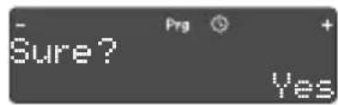 - Sure? Prg + Yes
