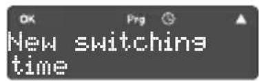 OK Prg New switching time