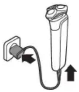 PHILIPS Norelco Series 9400 S9502 - Carga con el cable de alimentación - 1