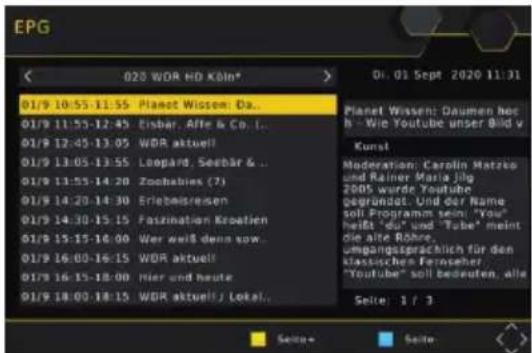 XORO PTL 1015 V2 - Electronic Program Guide - 1