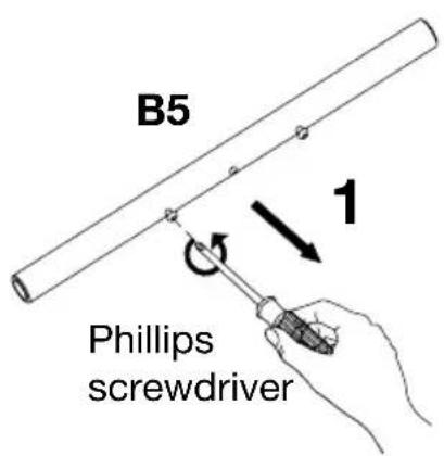 B5 1 Phillips screwdriver