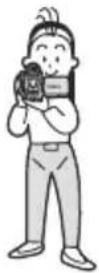 CANON ZR 100 - Holding the Camcorder - 1
