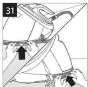 Illustration of a person's seatbelt being lifted by a rope, showing mechanical components and force arrows (no text or symbols)