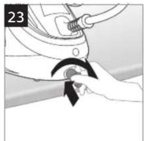 Illustration of a hand holding a car interior with a curved arrow indicating motion (no text or symbols)